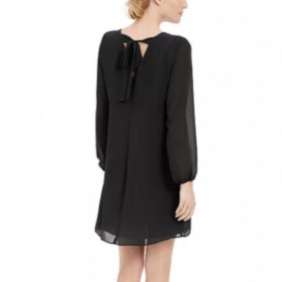 Inc long sleeve shift dress bow back black mAcys - Picture 2 of 5